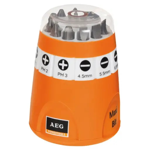 AEG Maxi-Bit tornavida uç seti (10 parça)