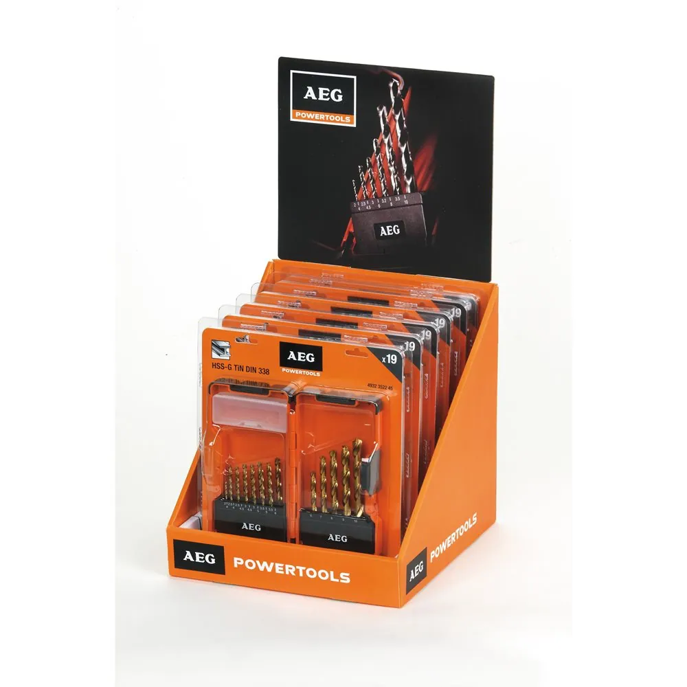 AEG HSS-G TiN metal matkap ucu seti