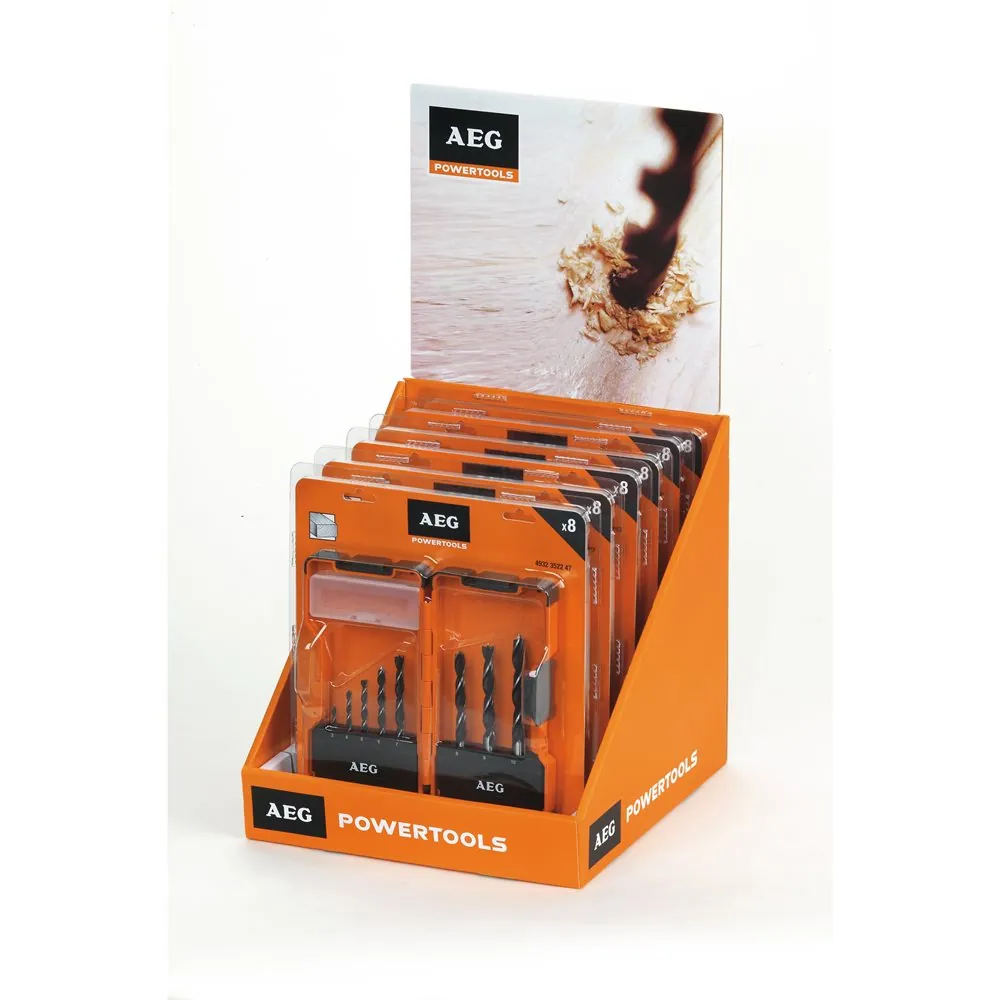 AEG Power Set ahşap matkap ucu seti (8 parça)