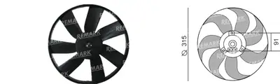 FAN MOTORU [] [VW.POLO CLASSIC/INCA/CADDY II 1,6I BENZIN]