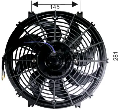 FAN MOTORU [12V.HELIX PERVANELI 11"] []