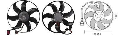 FAN MOTORU [] [VW.GOLF V/ALTEA/JETTA III/OCTAVIA 1,4TSI]