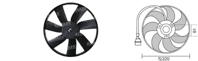 FAN MOTORU [] [VW.GOLF III 1,4-1,6-1,8 BENZINLI 1992->1997]