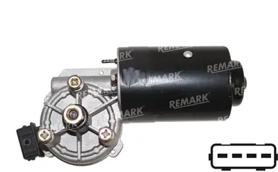 SILGI MOTORU [12V. ARKA CAM] [PEUGEOT 206/C3/C4]
