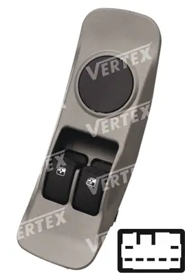 CAM ACMA KAPAMA ANAHTARI [SOL ON CAM CIFTLI 7P] [HYUNDAI H100 2004>]
