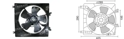 FAN MOTORU [] [MITSUBISHI LANCER/MIRAGE 95-1999]