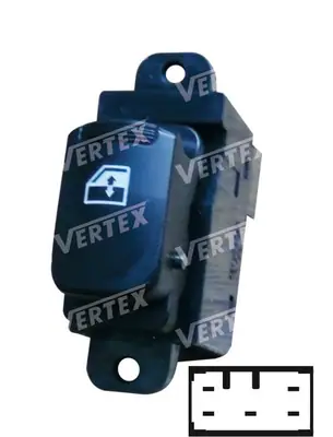 CAM ACMA KAPAMA ANAHTARI [SAG CAM TEKLI - 5P. ] [HYUNDAI ACCENT ERA / BLUE 2007->]