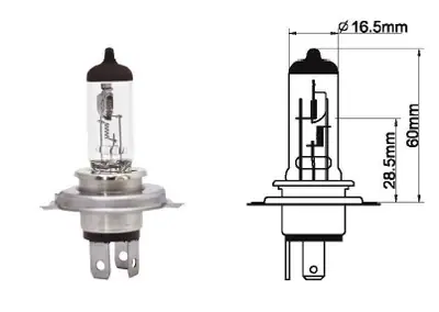 AMPUL [12V. H4 35/35 HS1][MOTOSİKLET AMPUL]