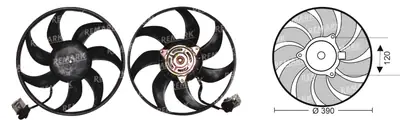 FAN MOTORU [CITASIZ] [OPEL CORSA C/COMBO 1,3 1.7 2001->]