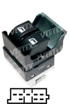 CAM ACMA KAPAMA ANAHTARI [SOL 2CAM - 8P.] [PEUGEOT 206/PARTNER]