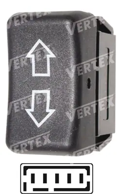 CAM ACMA KAPAMA ANAHTARI [TEK CAM OTOMATIK - 5P.] [RENAULT R9]