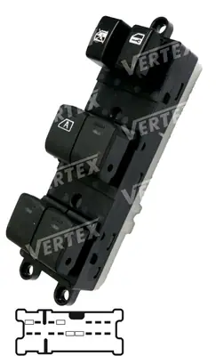 CAM ACMA KAPAMA ANAHTARI [SOL CAM 12P.] [NISSAN NAVARA/PATHFINDER]