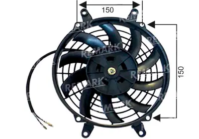FAN MOTORU [24V.PERVANELI 7"] []