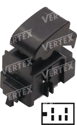 CAM ACMA KAPAMA ANAHTARI [SAG CAM TEKLI - 5P.] [TOYOTA COROLLA/HILUX 91->]