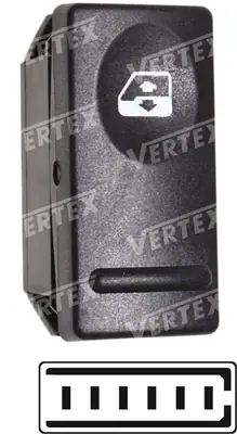 CAM ACMA KAPAMA ANAHTARI [SAG CAM TEKLI - 6P.] [RENAULT R19]