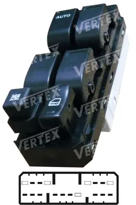 CAM ACMA KAPAMA ANAHTARI [SOL 4CAM - 13P.] [SUZUKI GRANDVITARA 2003 ->2006]