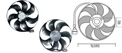 FAN MOTORU [] [VW / SEAT BENZINLI-DIZEL]