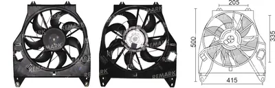 FAN MOTORU [] [RENAULT KANGO 1,9 D 98>]