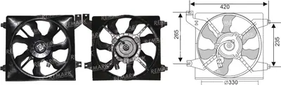 FAN MOTORU [KLIMA] [HYUNDAI ERA 1.4]