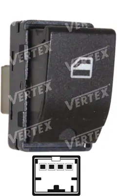CAM ACMA KAPAMA ANAHTARI [SAG CAM TEKLI - 4P.] [VW.TRANSPORTER T5 2001->2005]