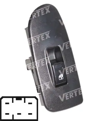 CAM ACMA KAPAMA ANAHTARI [TEK CAM 5P.] [KIA PREGIO 2000->2003]