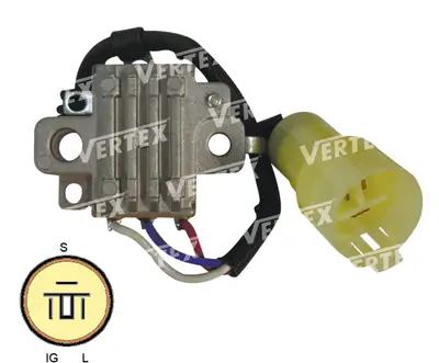 ALTERNATÖR KONJEKTOR [NIPPONDENSO TİPİ 12V.YUVARLAK SOKET KABLO ] [TOYOTA FORKLIFT]