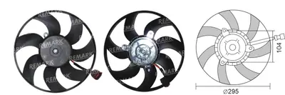 FAN MOTORU [] [VW.GOLF V/ALTEA/OCTAVIA/PASSAT 1,6-2,0TDI]