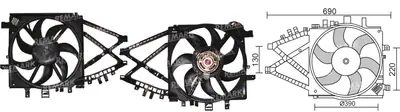 FAN MOTORU [ÇITALI] [OPEL CORSA/COMBO 1.3/1,7 2001->]