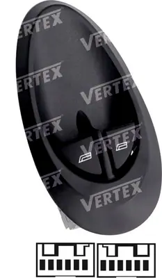 CAM ACMA KAPAMA ANAHTARI [SOL ON CAM 20P AYNASIZ ] [IVECO DAILY III ]