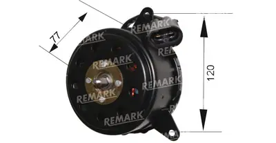 FAN MOTORU [TEK KLIMASIZ] [OPEL CORSA C]