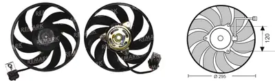 FAN MOTORU [KLIMA CITASIZ] [OPEL CORSA/COMBO 1,3/1,7]
