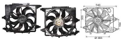 FAN MOTORU [] [RENAULT KANGO 1.5 CLIO1.4]