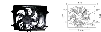 FAN MOTORU [] [HYUNDAI I30 1,6 BENZINLI 2009->]