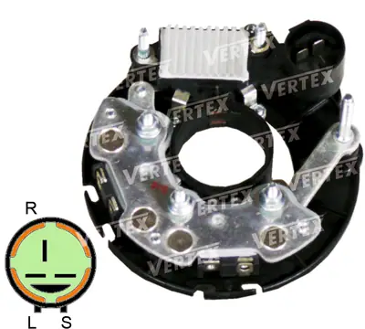 ALTERNATÖR KONJEKTÖR +DİOT TABLA [24V.] [ISUZU SAMPIYON]