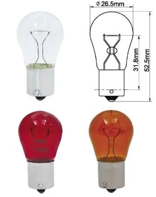 AMPUL [12V. 93 21W SARI ISIK YAN TIRNAK]