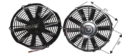 FAN MOTORU [12V.PERVANELI 11"] []