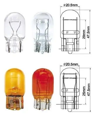 AMPUL DİPSİZ [12V. 21W. TEK FLAMA BÜYÜK ]