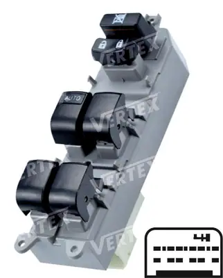 CAM ACMA KAPAMA ANAHTARI [SOL 4CAM - 15P.] [TOYOTA COROLLA 2007->2012]