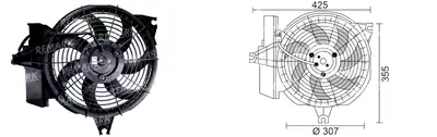 FAN MOTORU [] [HYUNDAI SANTAFE 2,2CRDI 2007->]