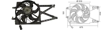 FAN MOTORU [12V.] [TATA ]