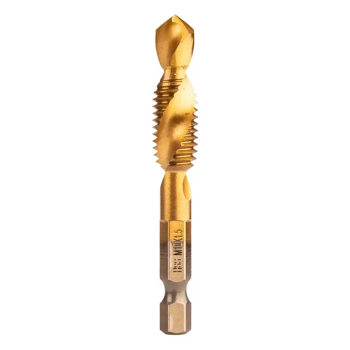 HSS TiN dişli matkap ucu, M10 x 1,5 mm, Hex