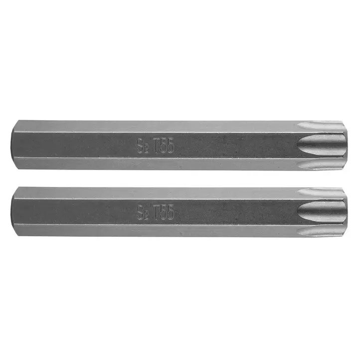 Torx uç T55 x 75 mm, S2, 2 adet