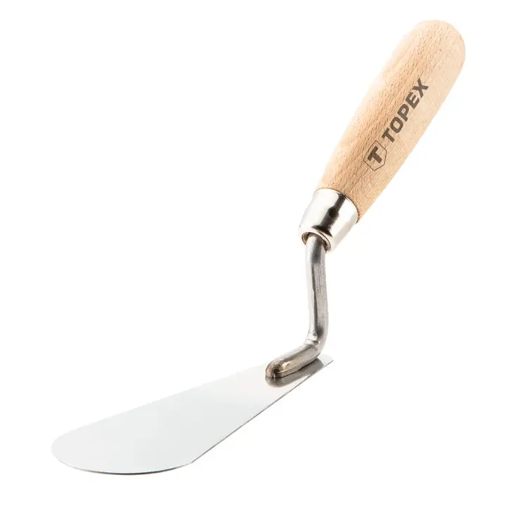 Sıva malası 160 x 55 x 20 mm, paslanmaz çelik