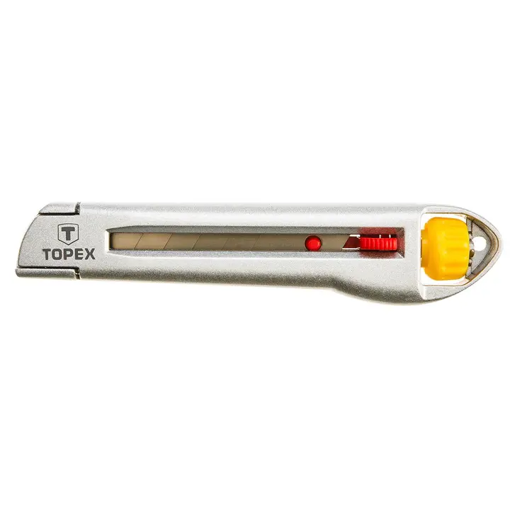 Kırılabilir bıçaklı maket bıçağı 18 mm, metal gövde