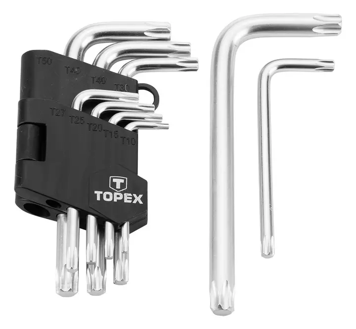 Torx anahtar T10-T50, 9 parça set