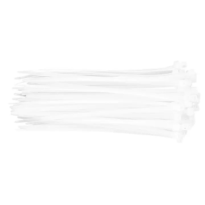 Kablo bağı 4,8 x 200 mm, beyaz, 75 adet