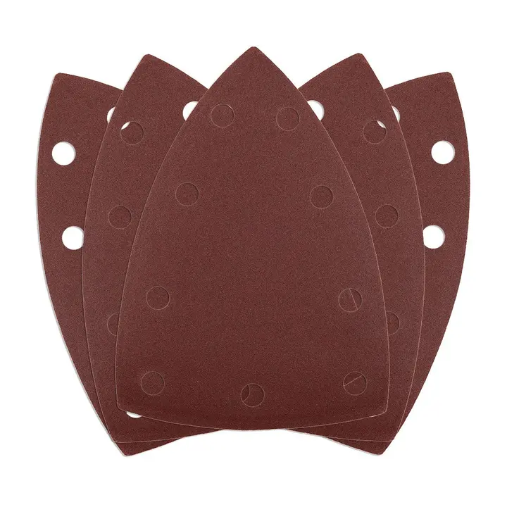 Zımpara kağıdı, ütü tipi 146 x 156 x 100 mm, P240, 5 adet, 04-623 için 9 delikli