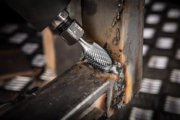 HM metal freze bıçağı, tip E (oval), 12 x 20 mm, saplama 6 x 45 mm