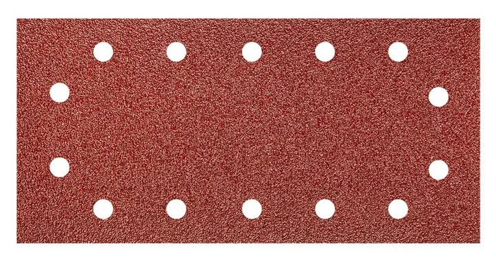 Cırt bantlı zımpara kağıdı 115 x 230 mm, P100, 5 adet, 14 delikli