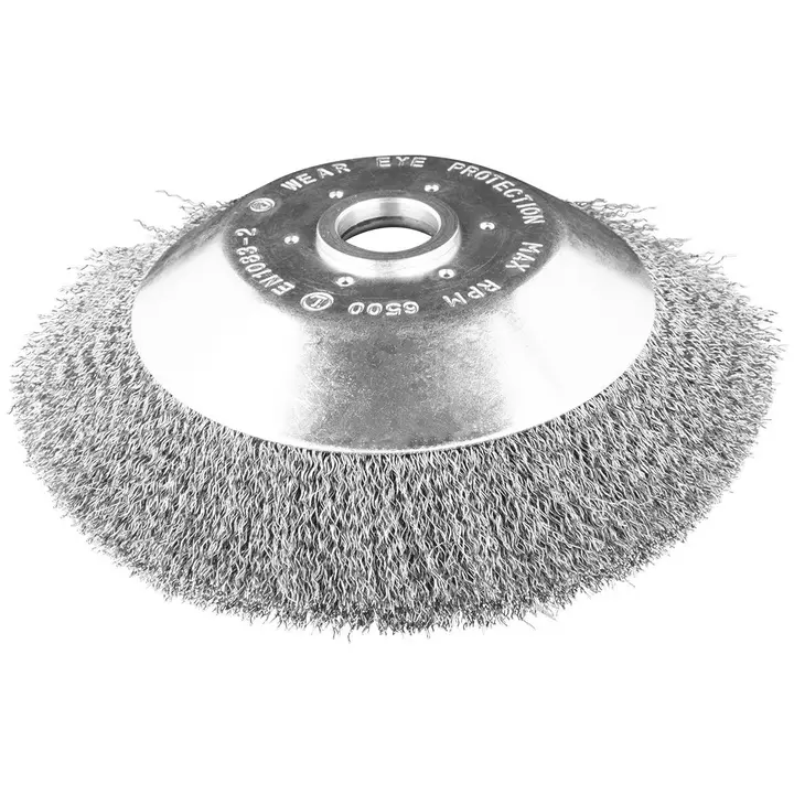 Motorlu tırpan için çelik tel fırça 200 x 25.4 mm, yumuşak